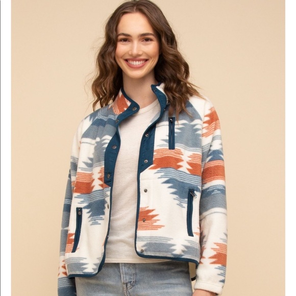 Braxton Jacket: Phoenix Aztec Print BOHO - Picture 2 of 5